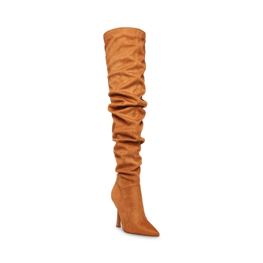 Brown Steve Madden Cynthia Women's Knee-high Boots | PH 4326BMC